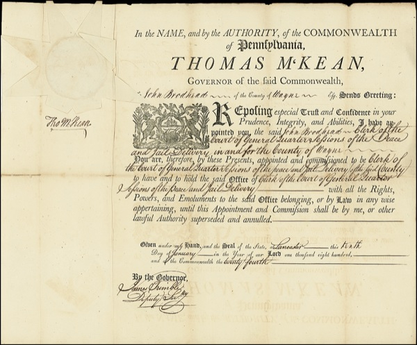 Lot 194 Declaration of Independence: McKean, Thomas