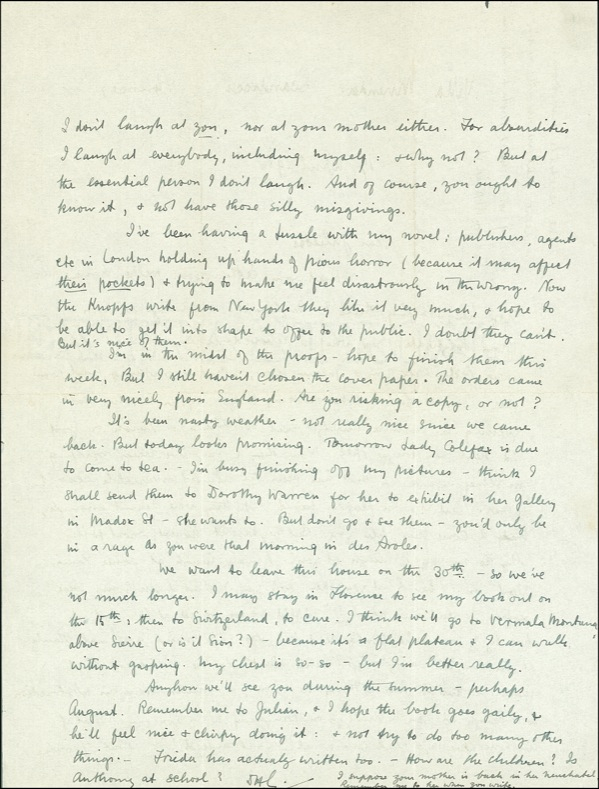 Lot 542 D. H. Lawrence