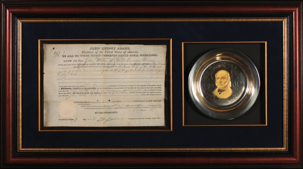 Lot 4 John Quincy Adams