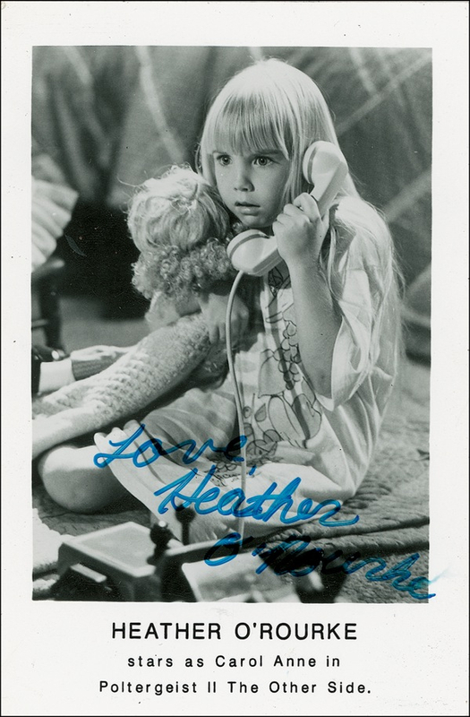 Lot 1177 Heather O’Rourke