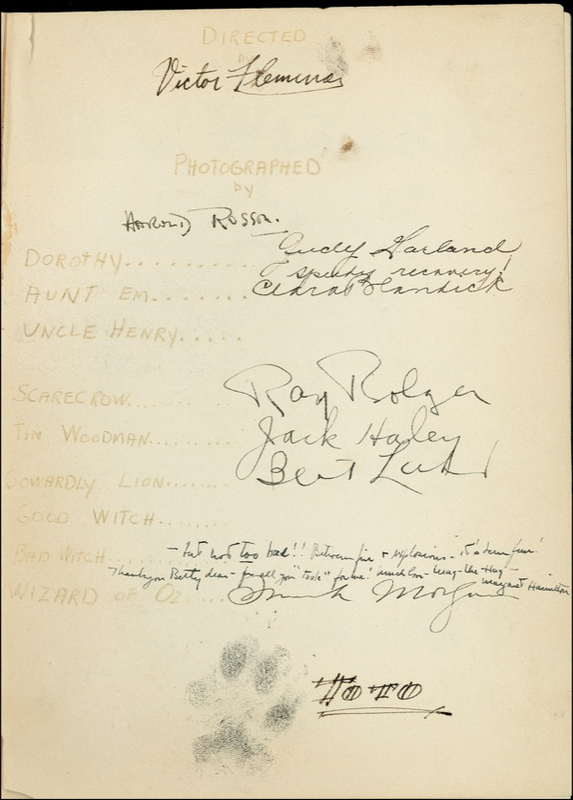 Lot 1294 Wizard of Oz