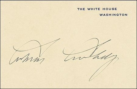 Lot #28 Calvin Coolidge