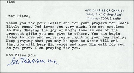 Lot #288 Mother Teresa - Image 1