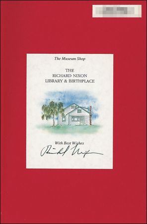 Lot #102 Richard Nixon - Image 1