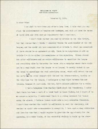 Lot #139 William H. Taft - Image 2