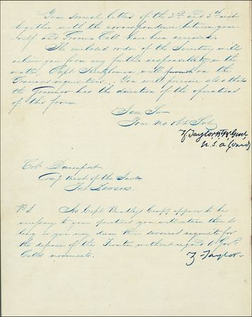 Lot #143 Zachary Taylor - Image 1