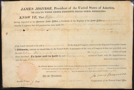 Lot #99 James Monroe - Image 2