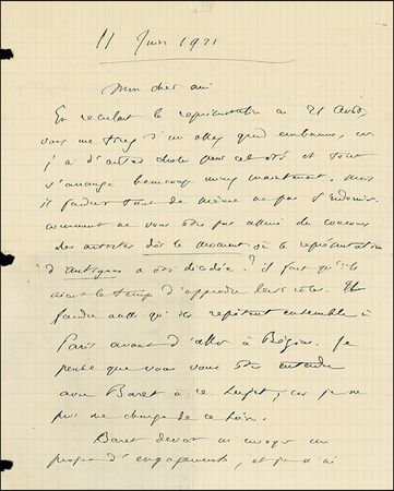 Lot #872 Camille Saint-Saens - Image 2
