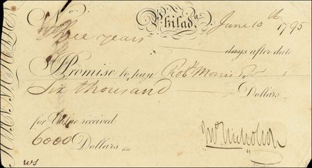 Lot #196 Declaration of Independence: Morris, Robert - Image 1