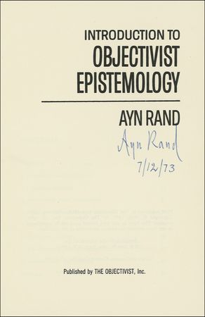 Lot #564 Ayn Rand - Image 1