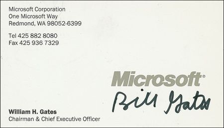 Lot #234 Bill Gates and Warren Buffett - Image 1