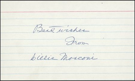 Lot #1494 Willie Mosconi and Willie Hoppe - Image 1