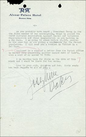 Lot #947 Josephine Baker - Image 1