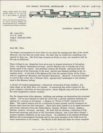 Lot #271 Teddy Kollek - Image 2