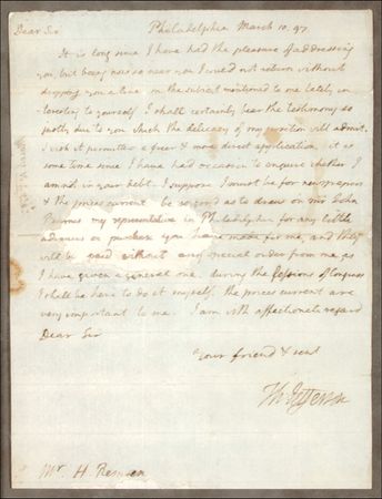 Lot #74 Thomas Jefferson - Image 2
