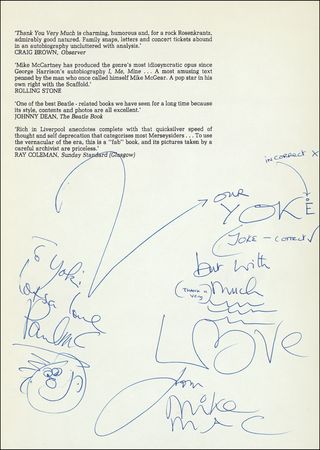 Lot #689 Beatles: McCartney, Paul - Image 1
