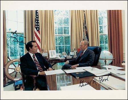 Lot #36 Gerald Ford and Bob Dole - Image 2