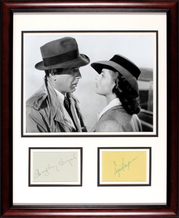 Lot #982 Humphrey Bogart and Ingrid Bergman - Image 1