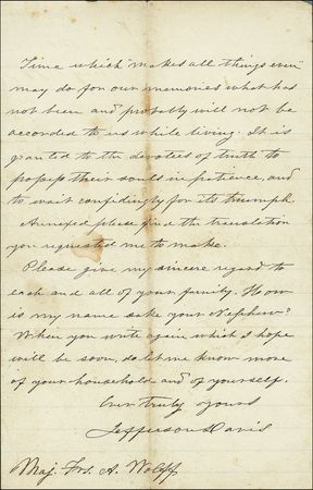 Lot #193 Jefferson Davis - Image 1