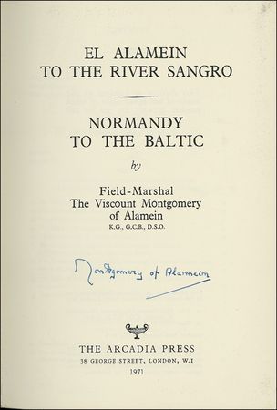 Lot #404 Montgomery of Alamein - Image 1