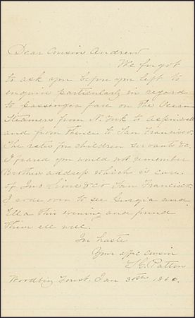 Lot #409 George S. Patton, Sr - Image 1