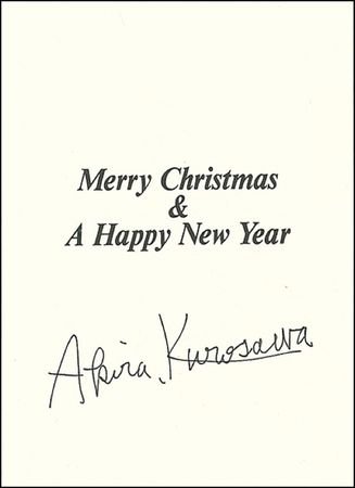 Lot #1124 Akira Kurosawa - Image 1