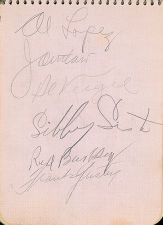 Lot #1328 Baseball Autograph Album - Image 1