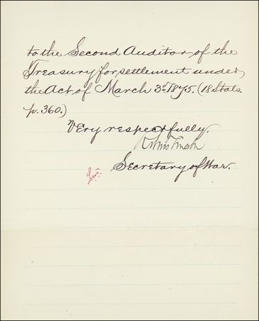 Lot #275 Robert Todd Lincoln - Image 1