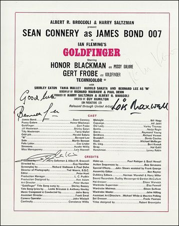 Lot #1109 James Bond: Goldfinger - Image 2