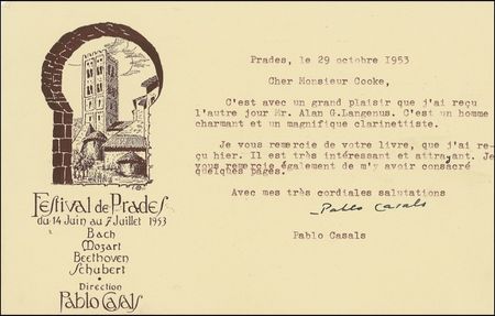 Lot #725 Pablo Casals - Image 2