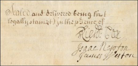 Lot #295 Isaac Newton - Image 2