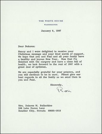 Lot #123 Ronald Reagan - Image 10