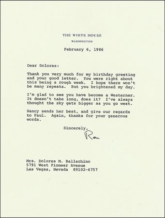 Lot #123 Ronald Reagan - Image 13