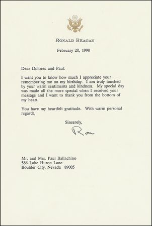 Lot #123 Ronald Reagan - Image 17