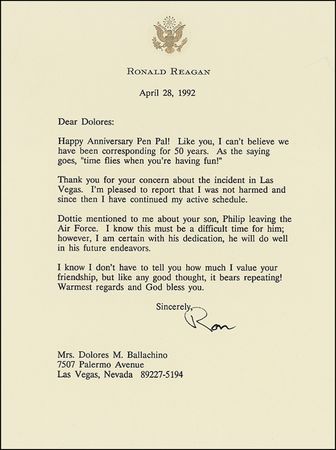 Lot #123 Ronald Reagan - Image 2