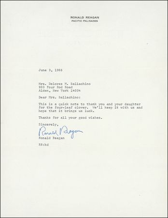 Lot #123 Ronald Reagan - Image 26