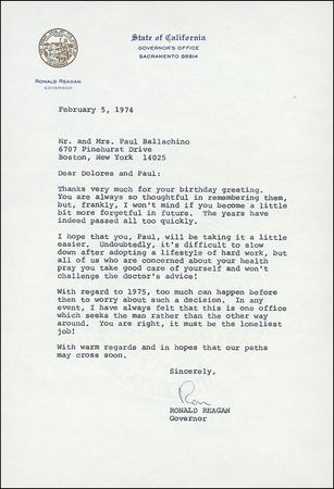 Lot #123 Ronald Reagan - Image 4