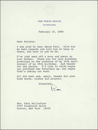 Lot #123 Ronald Reagan - Image 5