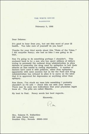 Lot #123 Ronald Reagan - Image 7