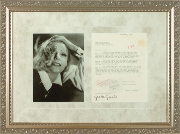 Lot 942 Greta Garbo