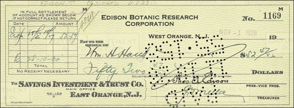 Lot 197 Thomas Edison