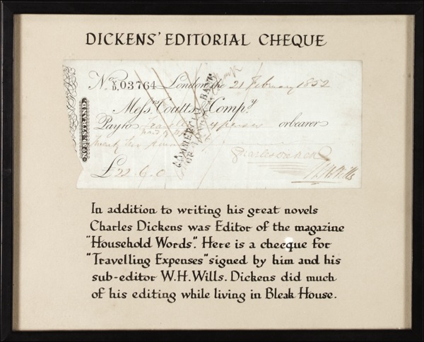 Lot 496 Charles Dickens