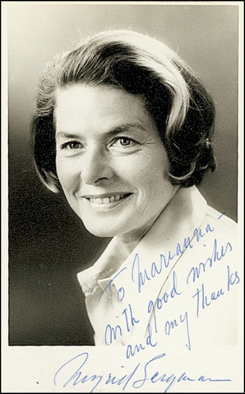 Lot 861 Ingrid Bergman