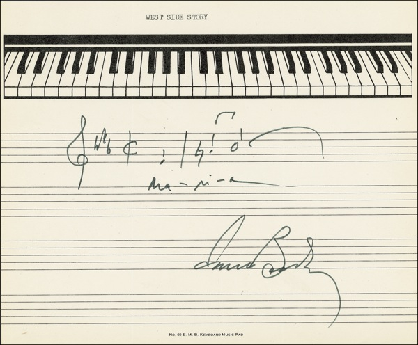 Lot 652 Leonard Bernstein