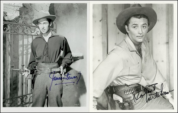 Lot 1117 James Stewart and Robert Mitchum