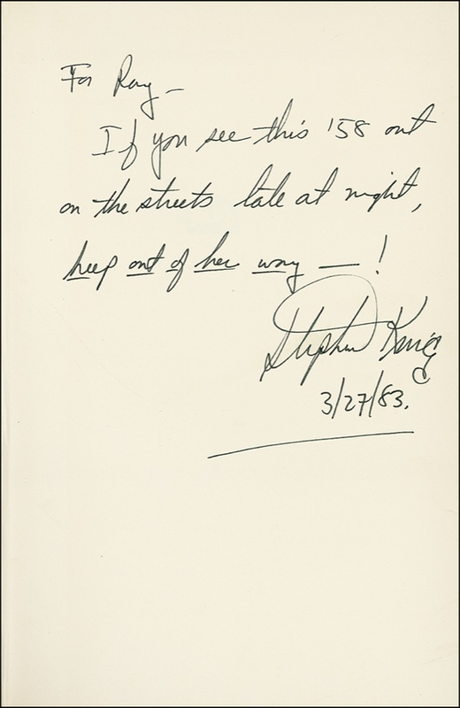 Lot 520 Stephen King