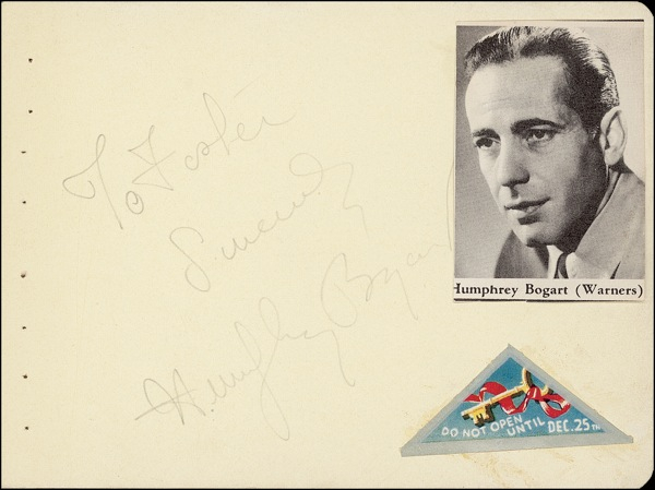 Lot 867 Humphrey Bogart