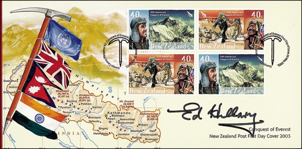 Lot 216 Edmund Hillary