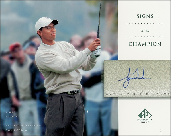 Lot 1575 Tiger Woods