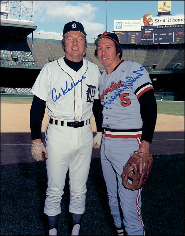 Lot 1498 Brooks Robinson and Al Kaline